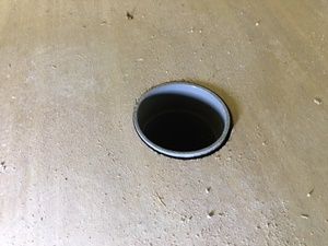床取り付け排水口(開放型)