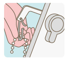 水洗レバーハンドルの交換の修理方法