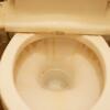 トイレの尿石はサンポールで除去