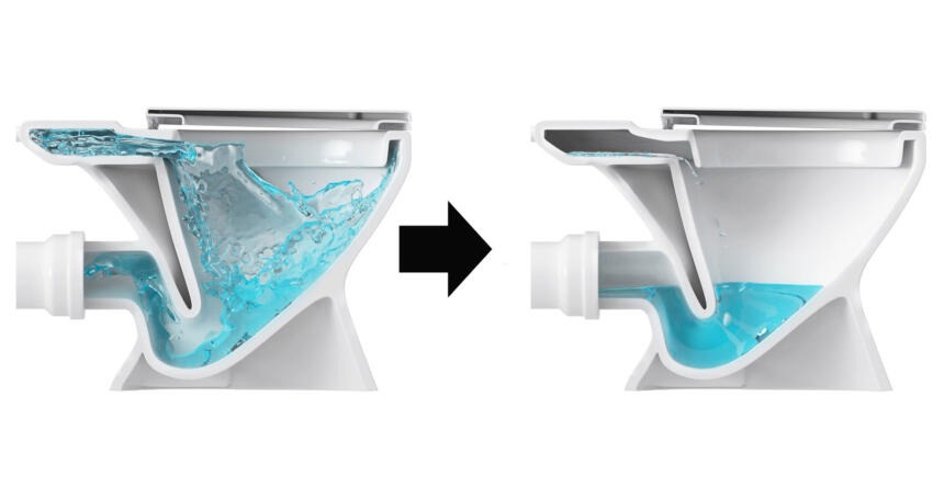 トイレの水はどう流れているか？なぜ溶けるとつまらないのか？