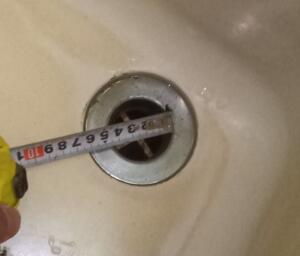 浴室排水口計測